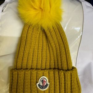 Yellow Moncler Beanie